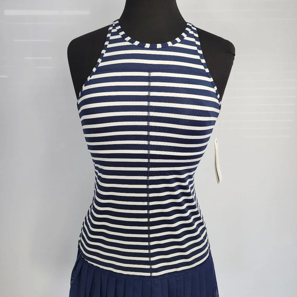 new balance x j.crew - tennis skirt  blue & white [size m] [NewWithTags] - Picture 8 of 13